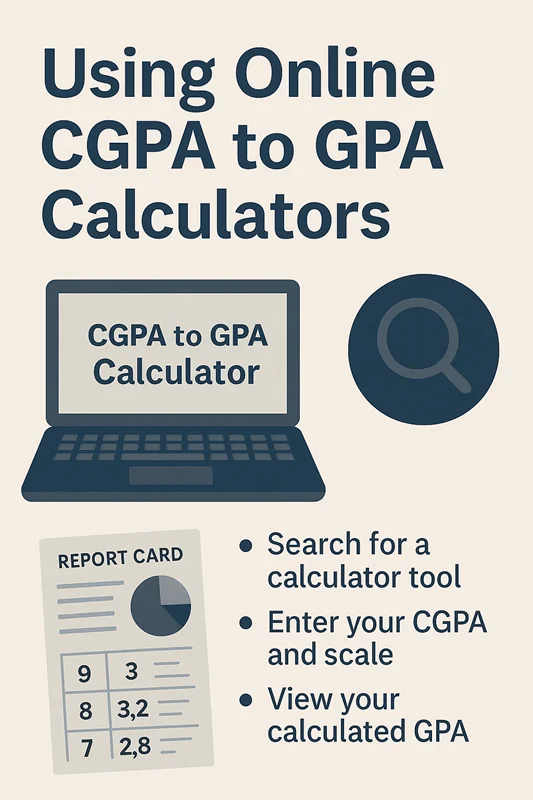 Using Online CGPA to GPA Calculators