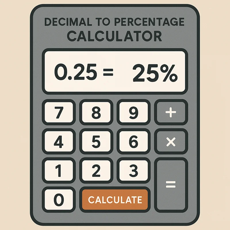 Decimal to Percentage Calculator