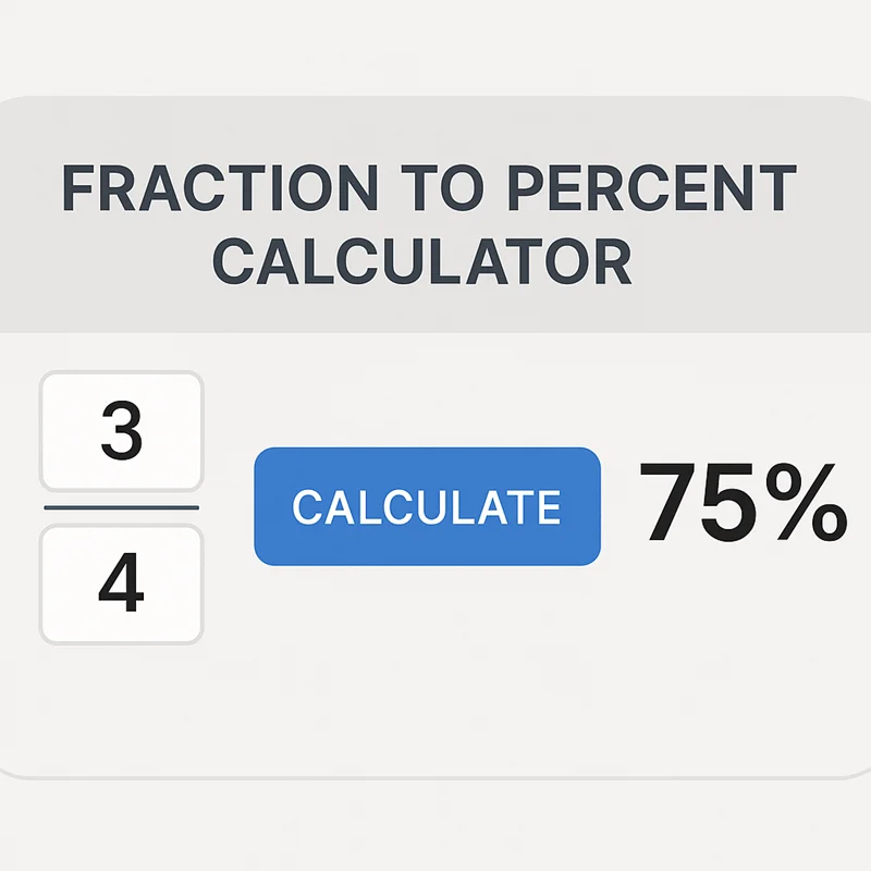 Fraction to Percent Calculator