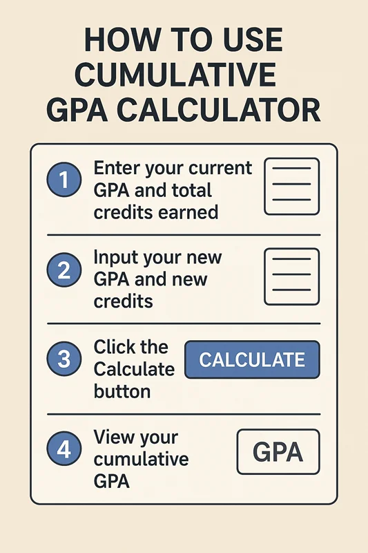 How to Use Cumulative GPA Calculator