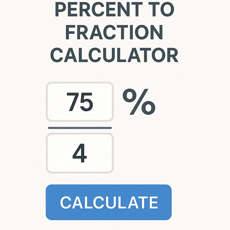 Percent to Fraction Calculator