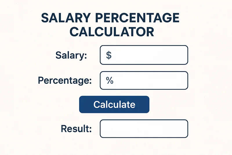 Salary Percentage Calculator