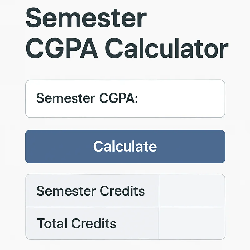Semester CGPA Calculator