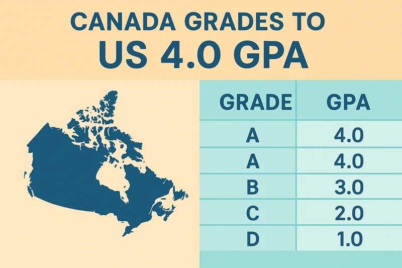 Canada Grades to US 4.0 GPA