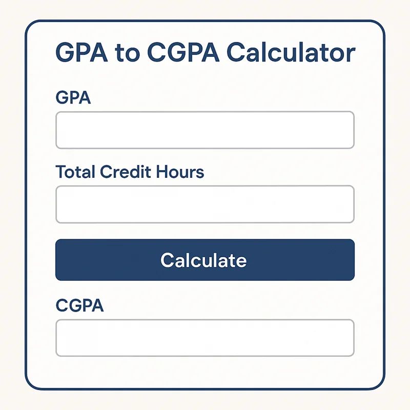 GPA to CGPA Calculator
