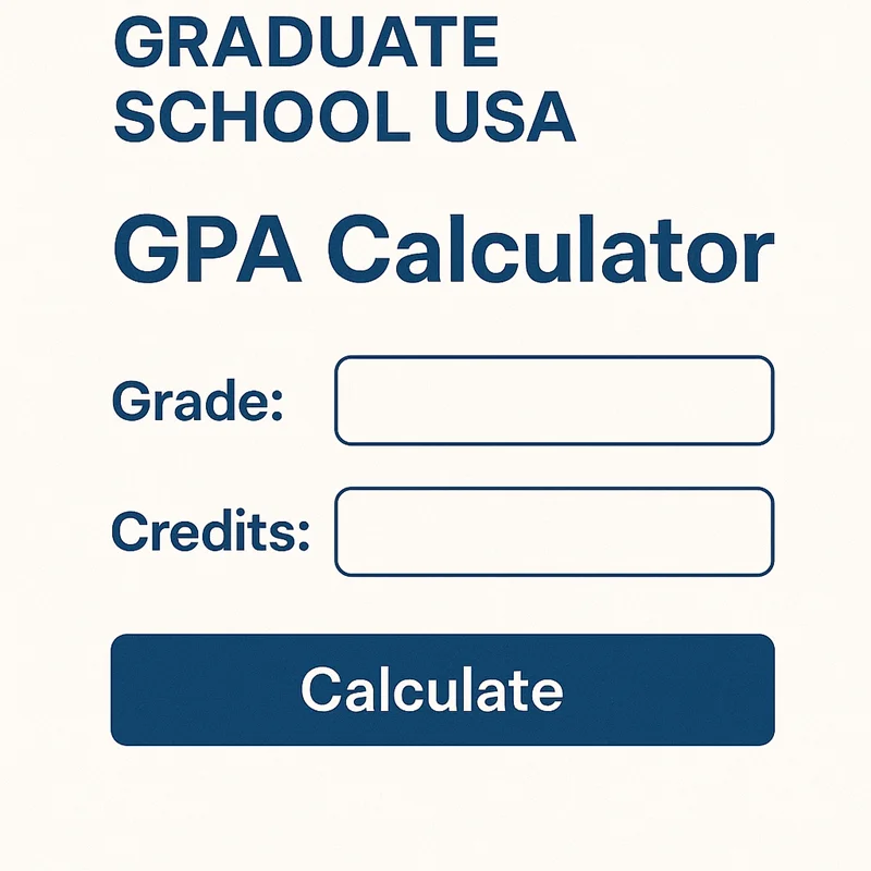 Graduate School USA GPA Calculator