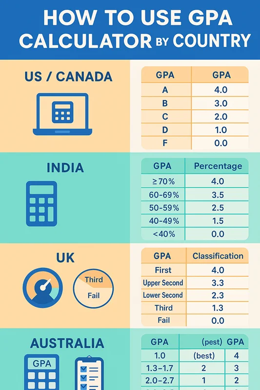 How to Use GPA Calculator by Country