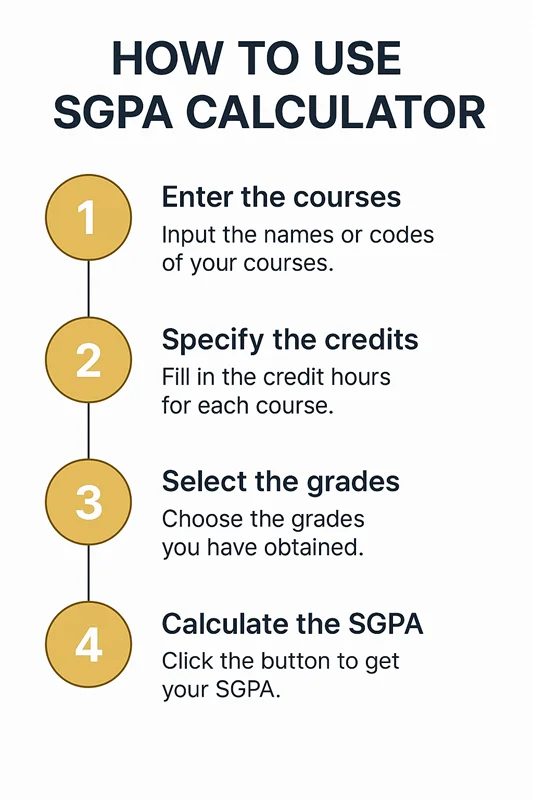 How to Use SGPA Calculator