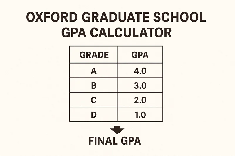 Oxford Graduate School GPA Calculator