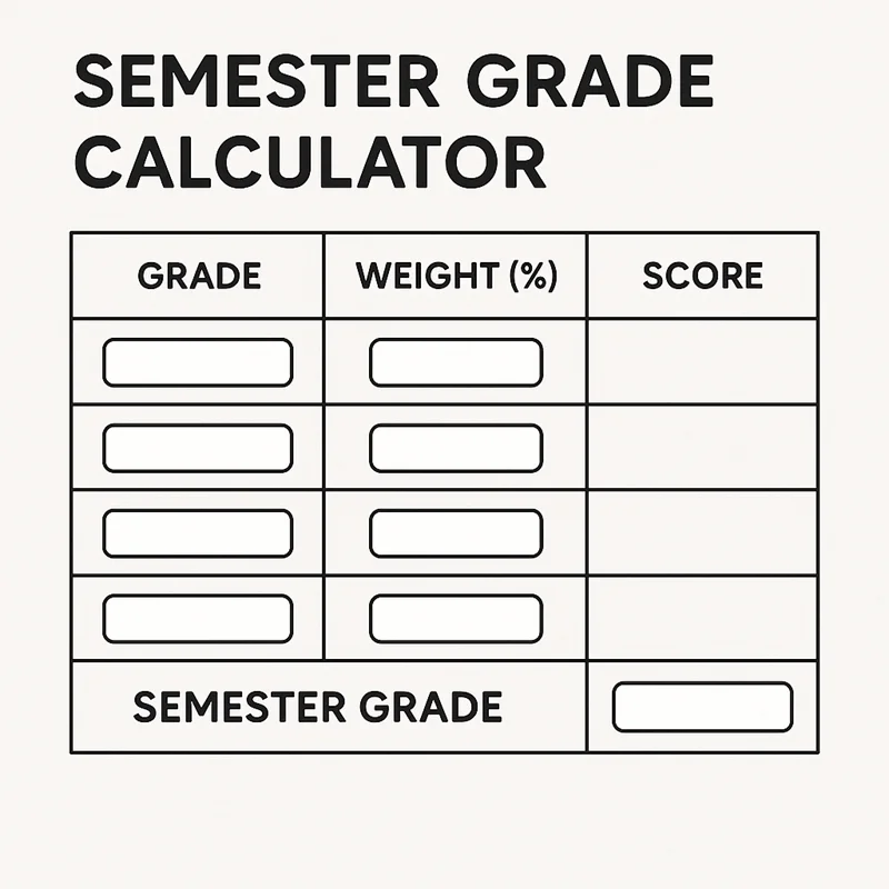 Semester Grade Calculator