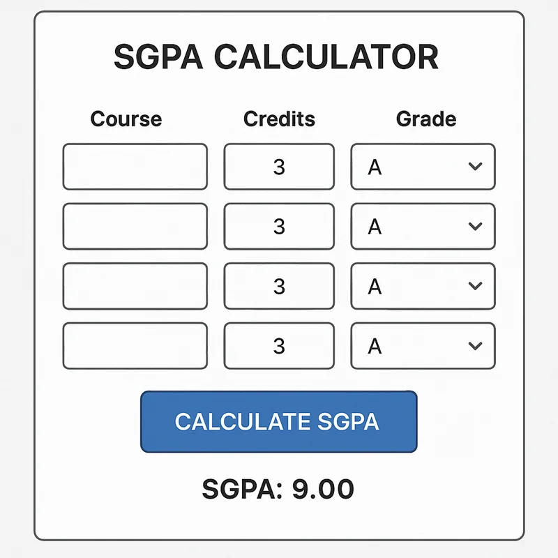 SGPA Calculator