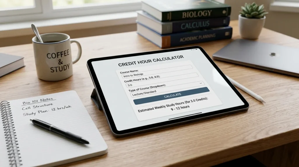 Credit Hour Calculator helping students plan graduation requirements